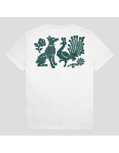 Needlework Tee - White