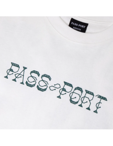 Needlework Tee - White