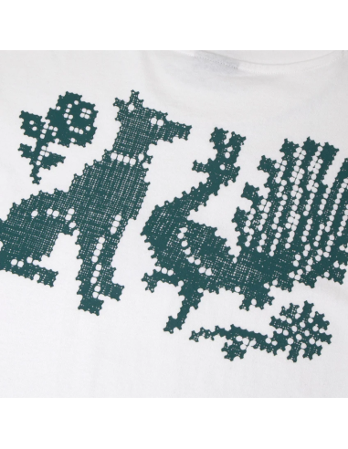 Needlework Tee - White