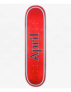 April Skateboards OG Logo red