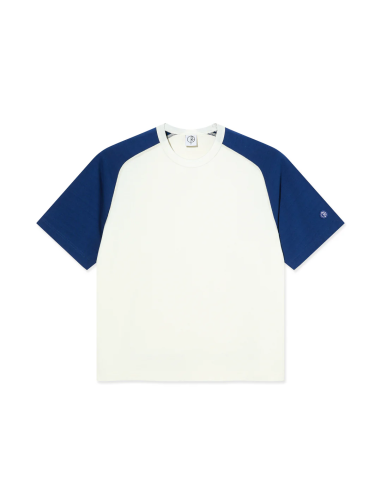 Doe Tee - Ivory/Ultramarine