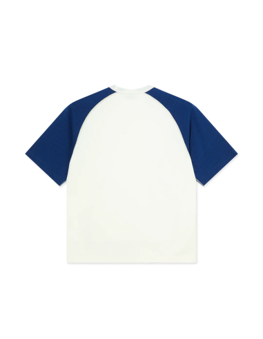 Doe Tee - Ivory/Ultramarine