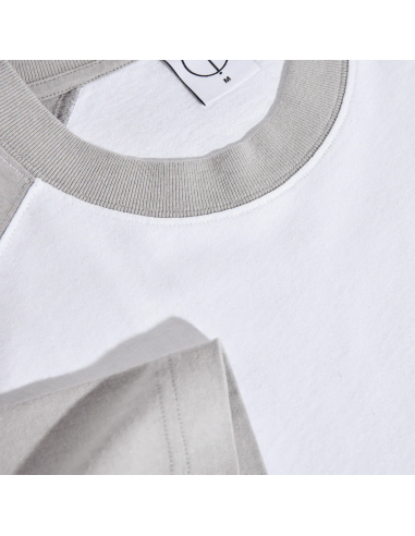 Doe Tee - Silver/White