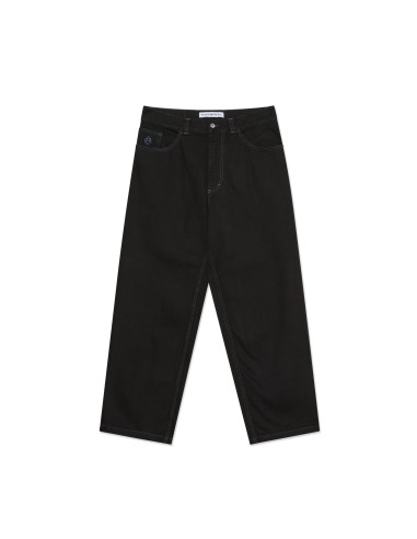Big Boy Pants - Black/Blue Stitching