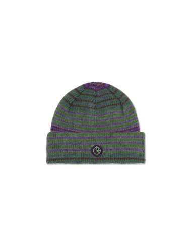 George Beanie - Purple/Green