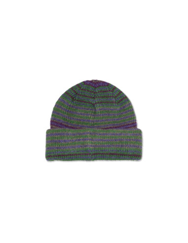 George Beanie - Purple/Green