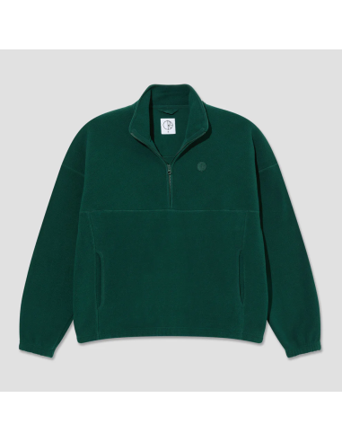 Ivan Half Zip Sweatshirt - Dark Emerald