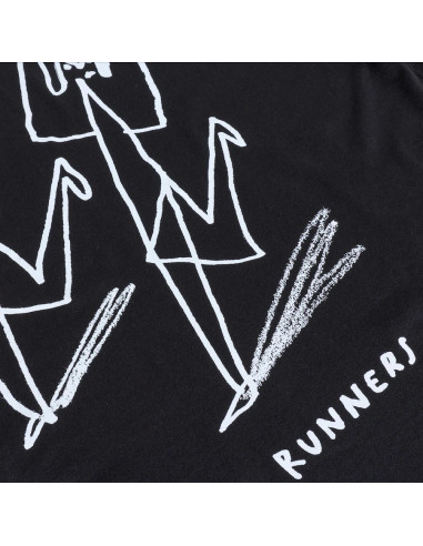 Tee | Two Runners (Black)