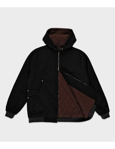 Diggers Club Ripstop Zip Hood - Black