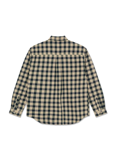 Mitchell LS Shirt -Teal/Butter