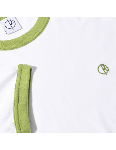 Ringer Tee - White/Peridot