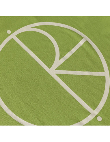 Contrast Tee I Stroke Logo - Peridot
