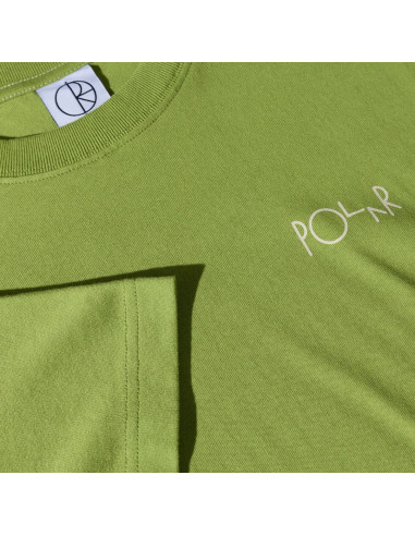 Contrast Tee I Stroke Logo - Peridot