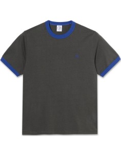 Ringer Tee - Dirty Black/Edgy
