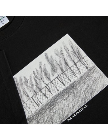 Polar Skate Co. Fence Tee Black