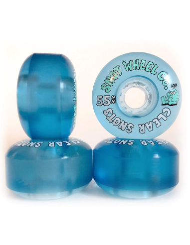Snot Wheels Clear Snot blue